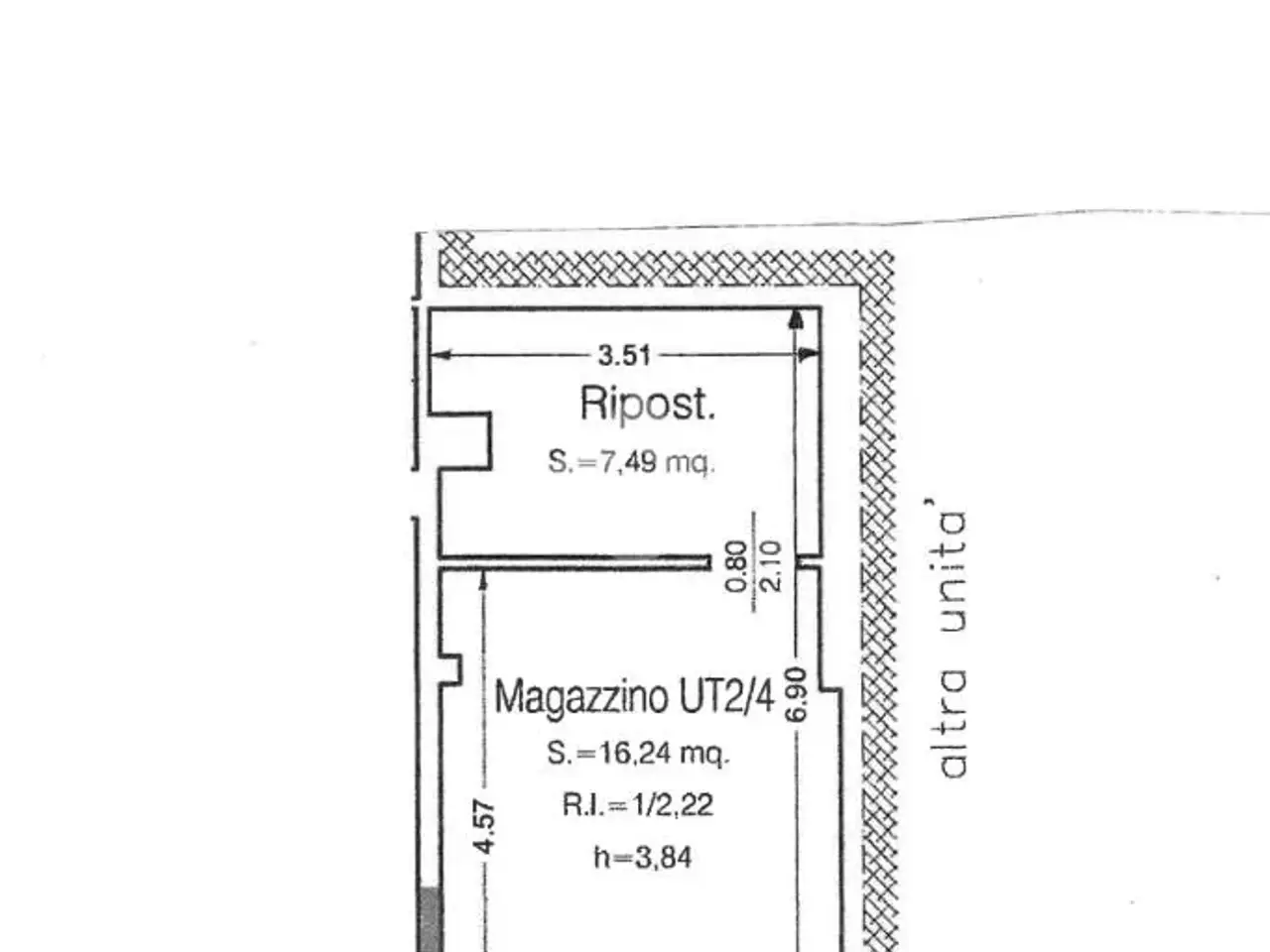 Magazzino in Via Don Carlo Steeb 11, Verona, {3} - Planimetria 1