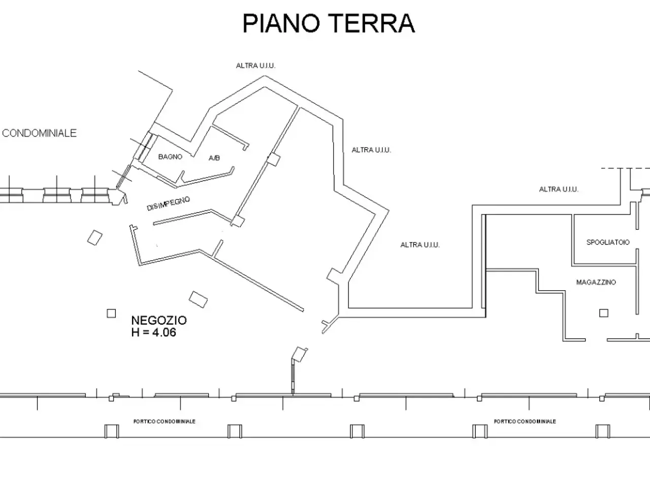 Negozio in Corso Vercelli Snc, Novara, {3} - Planimetria 1