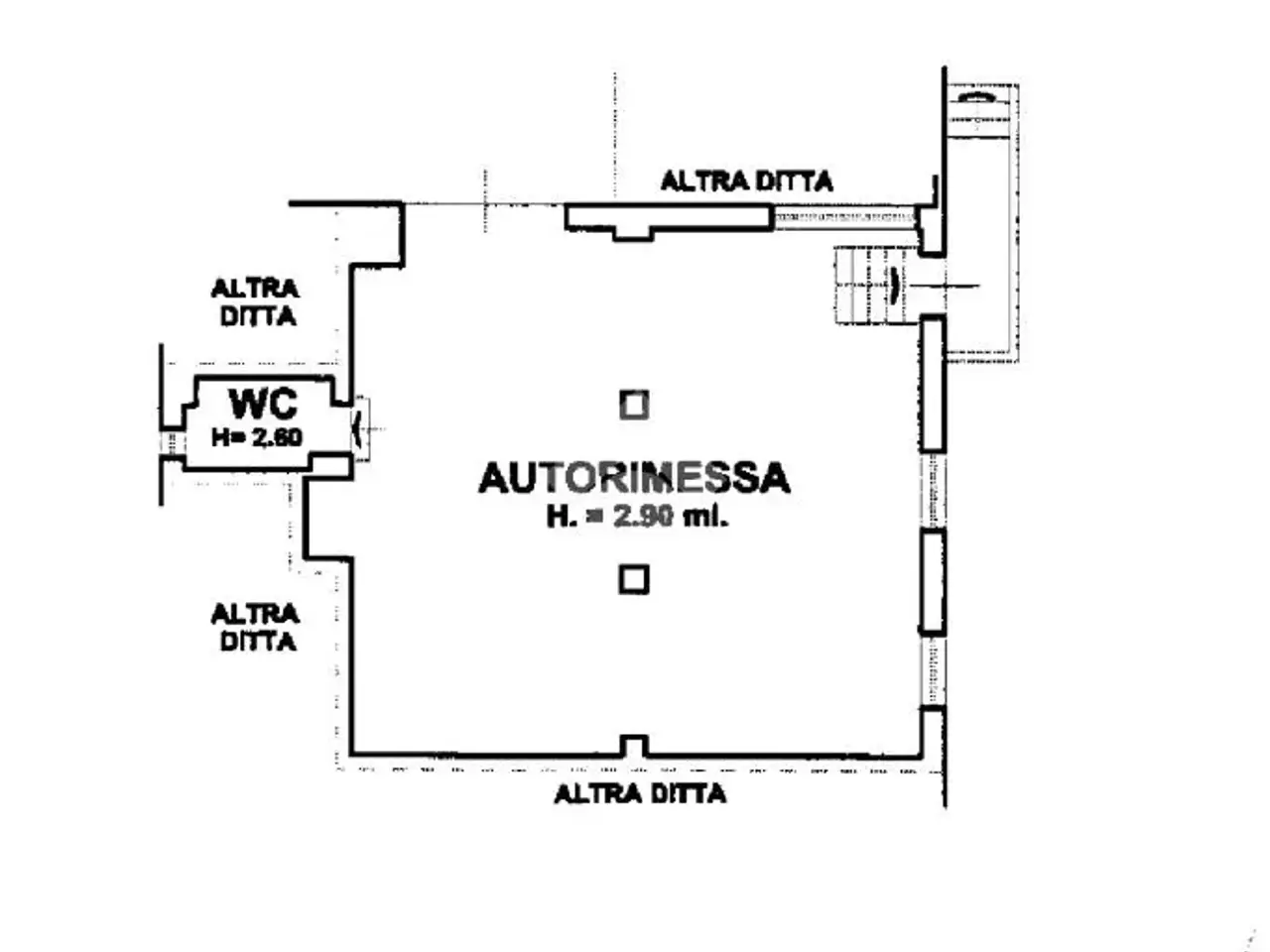 Magazzino in Via Castellamonte, Banchette, {3} - Planimetria 1