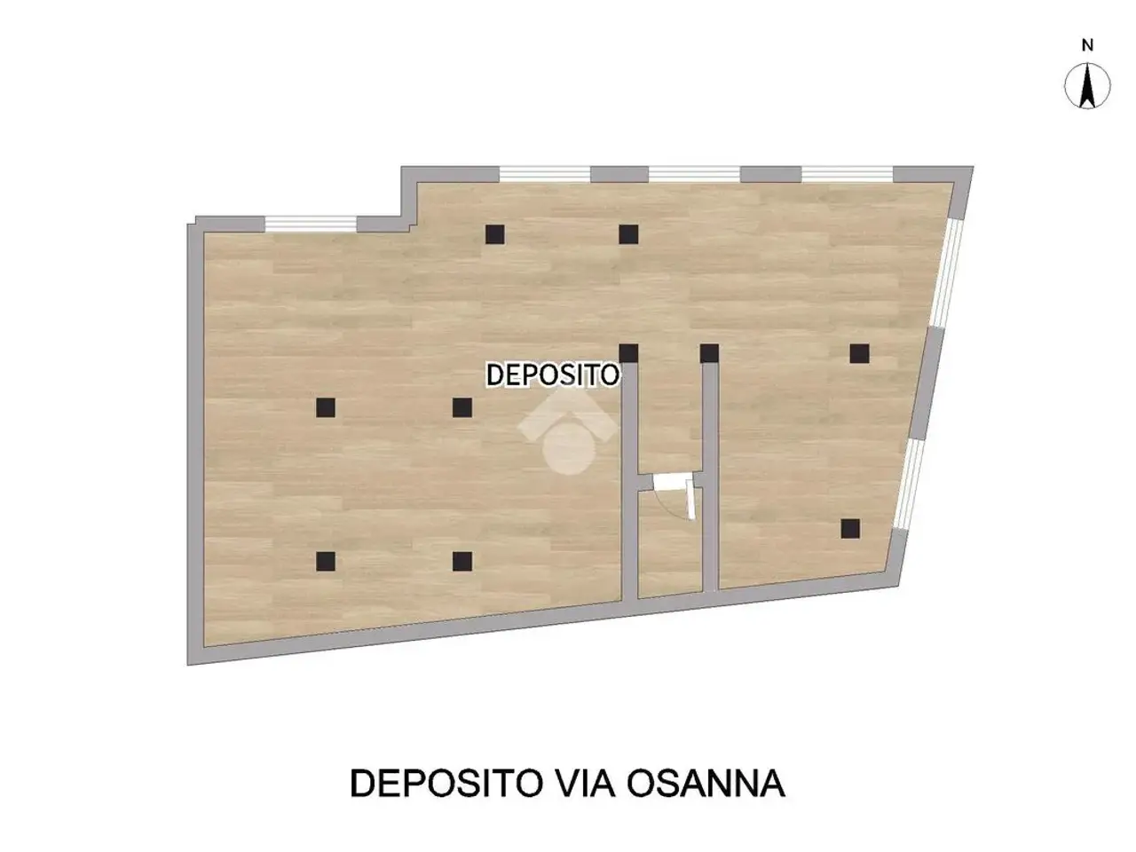 Magazzino in Via Osanna 120, Brindisi, {3} - Planimetria 1