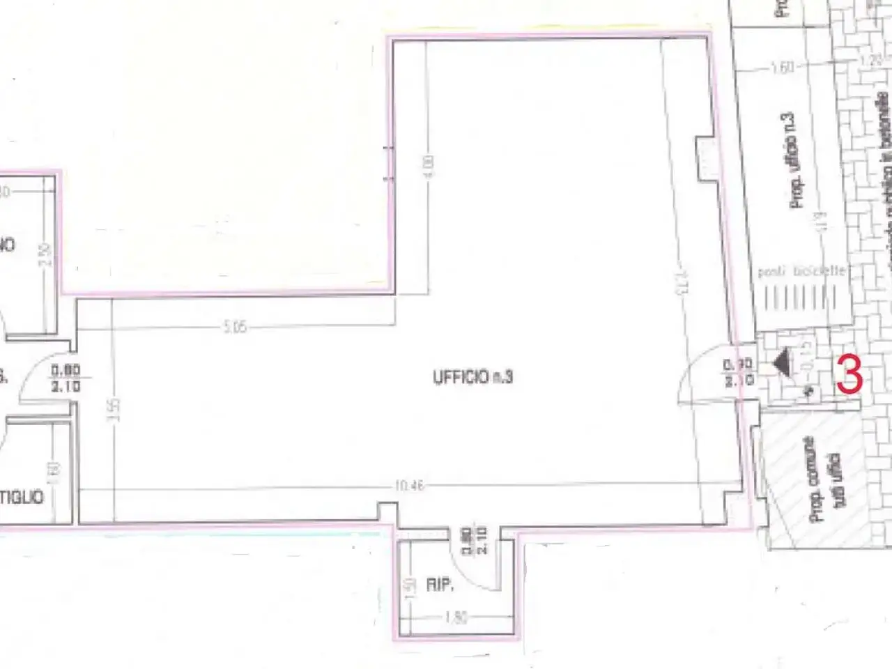 Ufficio in Via Trieste 55, Maiolati Spontini, {3} - Planimetria 1