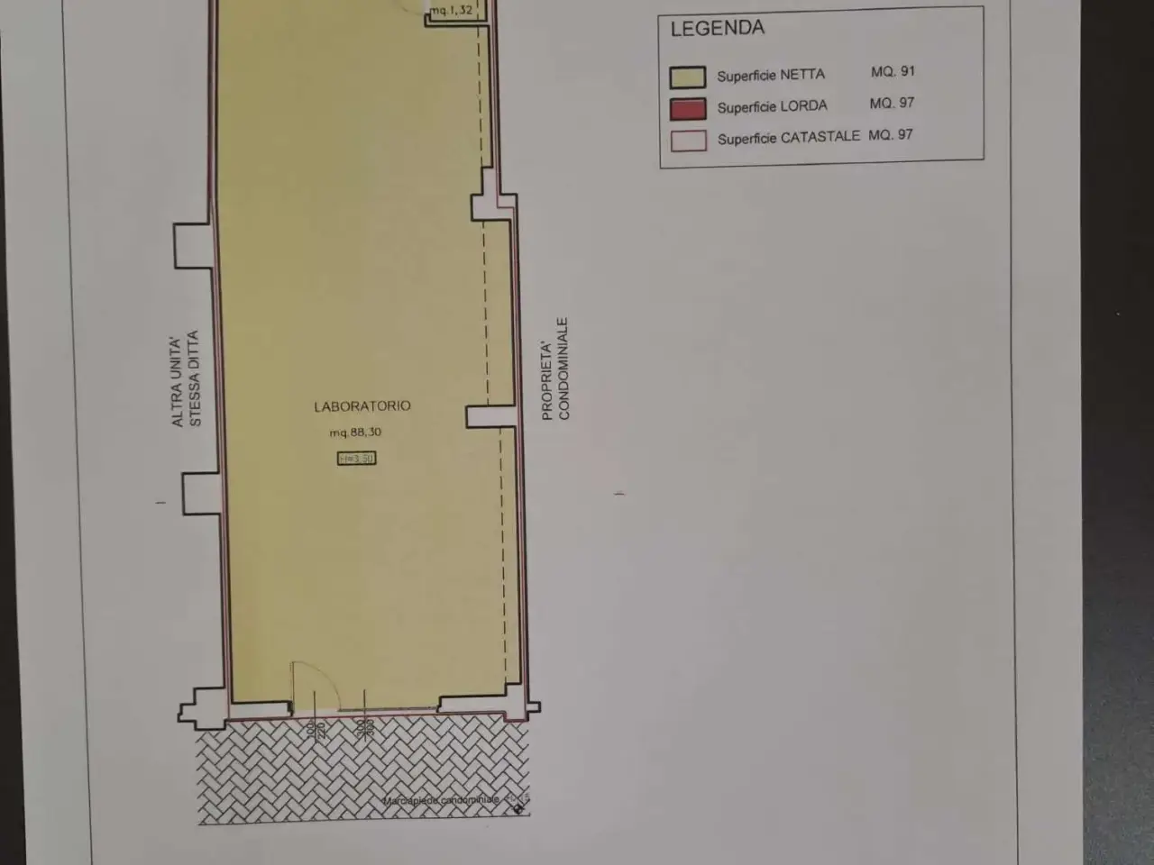 Palazzina commerciale in Via Rossini  10, Jesi, {3} - Planimetria 1