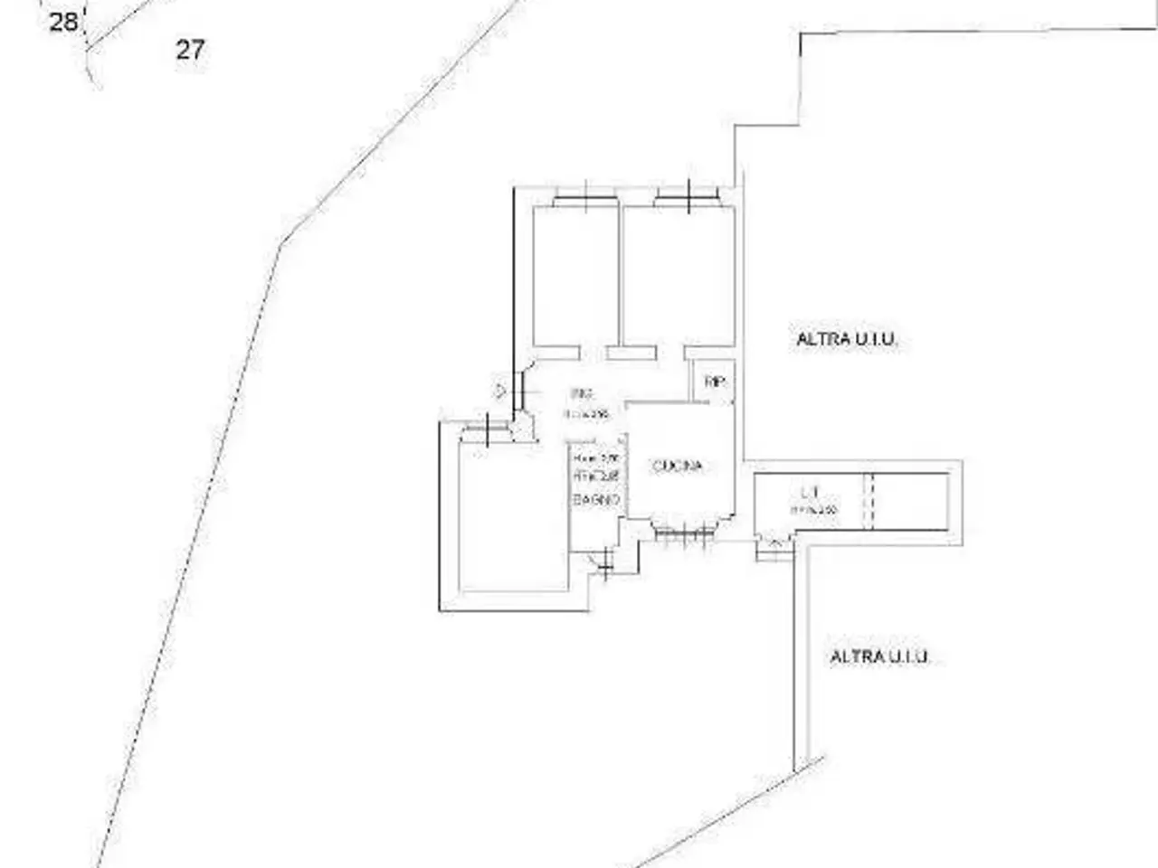 Appartamento in vendita, Via Mentana,  53100, Siena - Planimetria 1