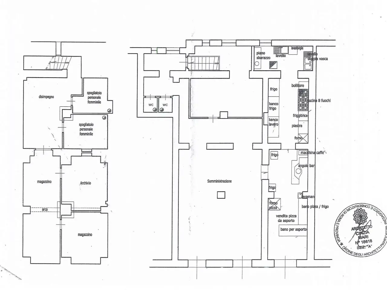 Locale commerciale in Via Ostiense, Roma, {3} - Planimetria 1