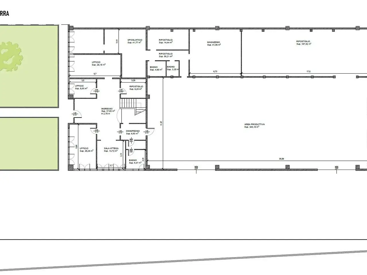 Capannone in Via Mazzini  100 , Cirimido, {3} - Planimetria 1