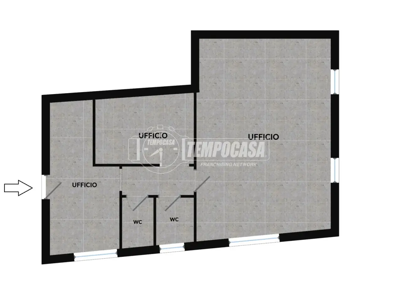 Ufficio in Via Giuseppe Longhi, Cantu', {3} - Planimetria 1