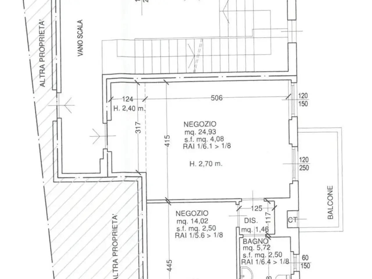 Negozio in Viale Kennedy 2, Correzzana, {3} - Planimetria 1