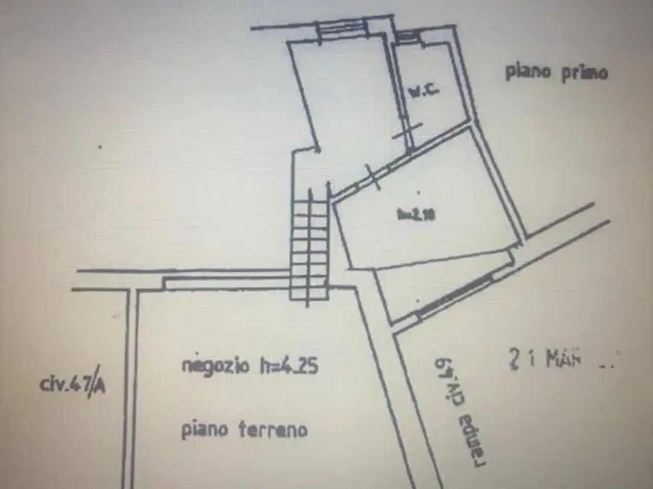Bar in Via San Marino, Roma, {3} - Planimetria 1