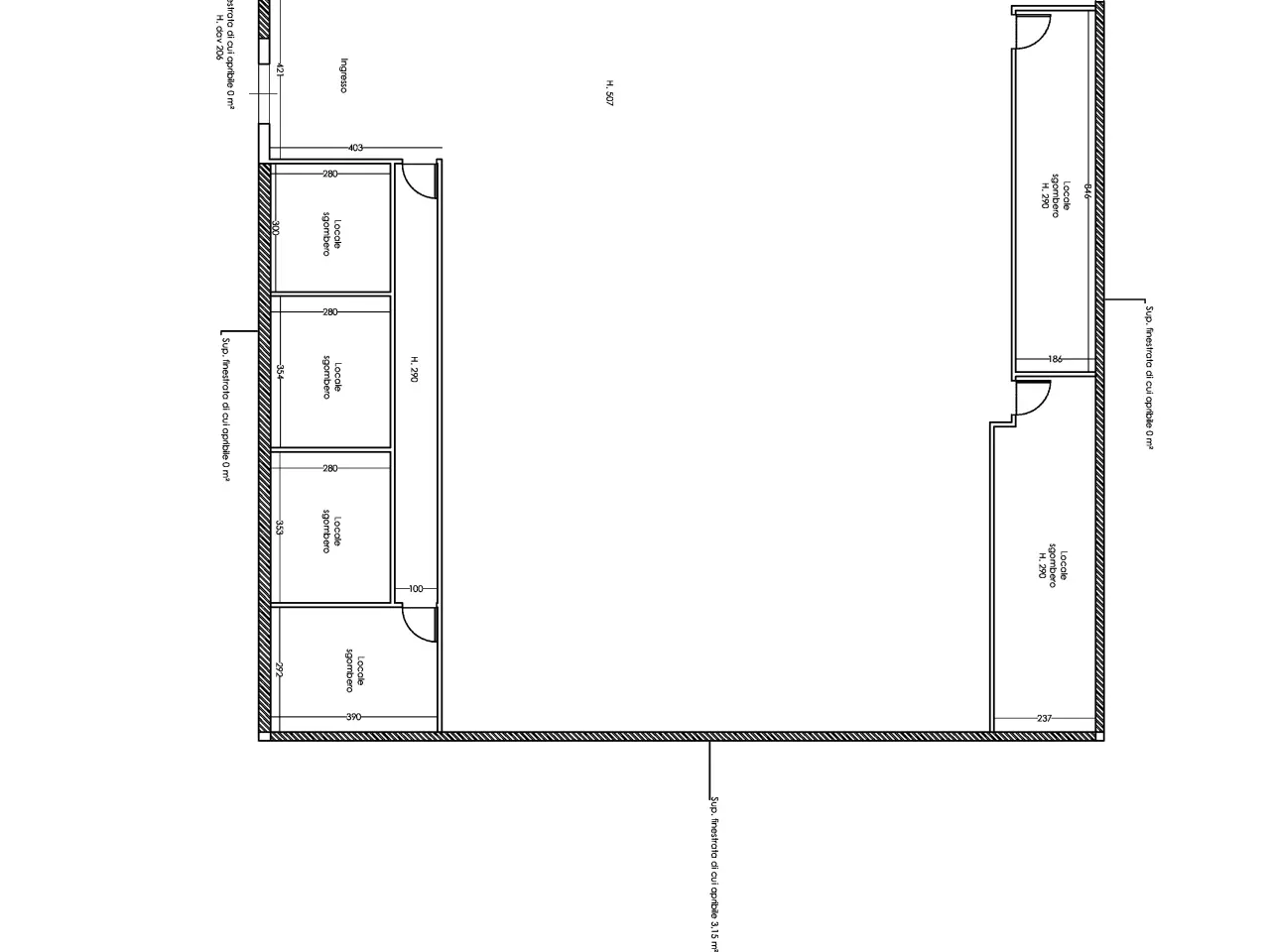 Capannone in , Bientina, {3} - Planimetria 1