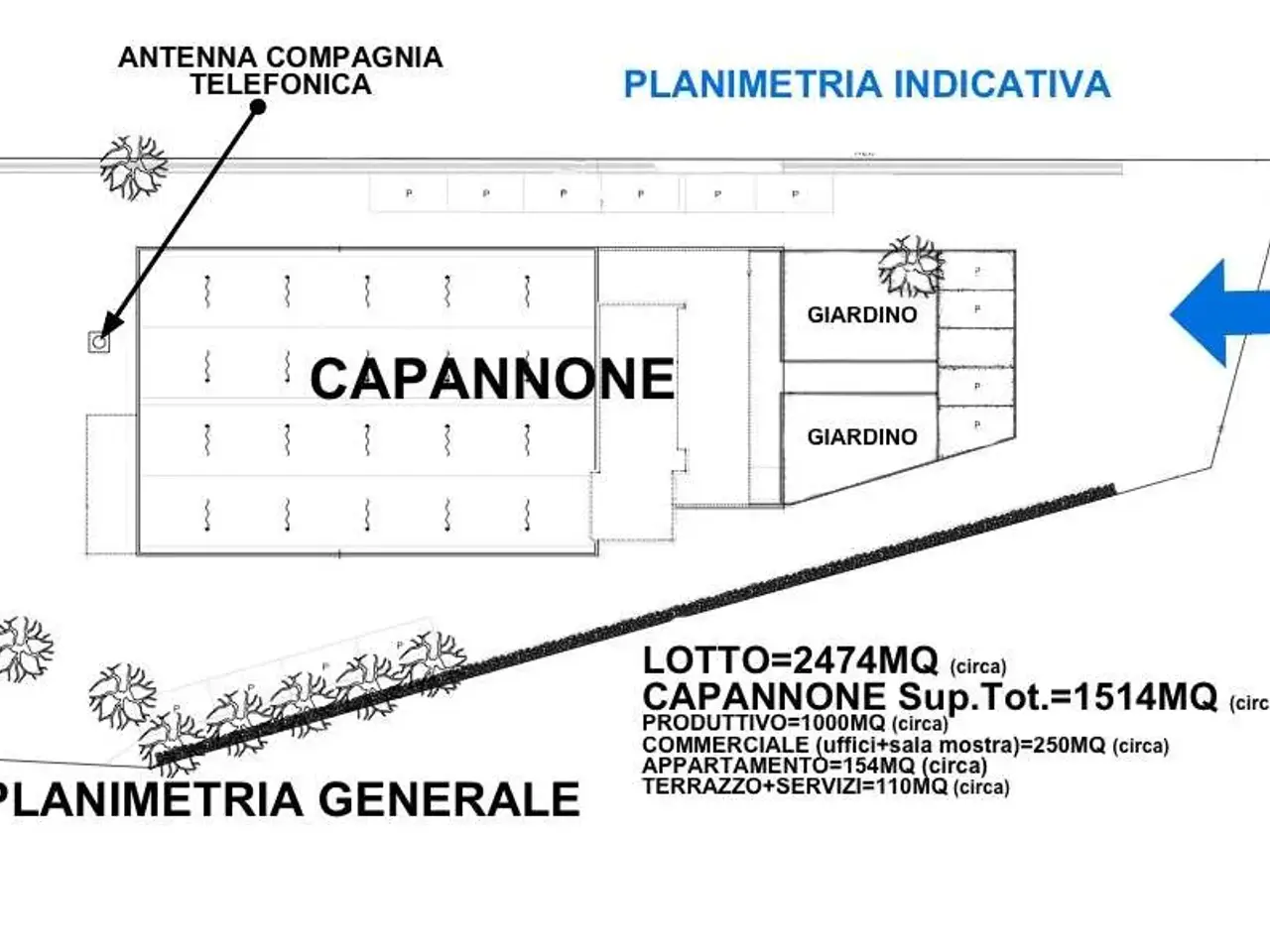 Capannone in Via Gorizia, Forli', {3} - Planimetria 1