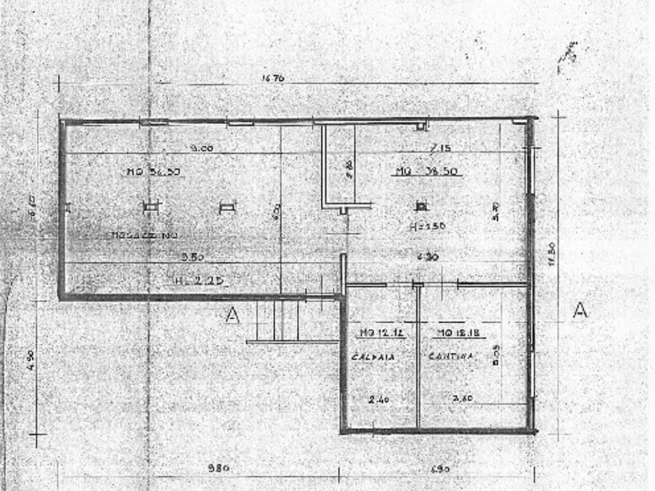 Capannone in Aurelia Ovest 139, Massa, {3} - Planimetria 1