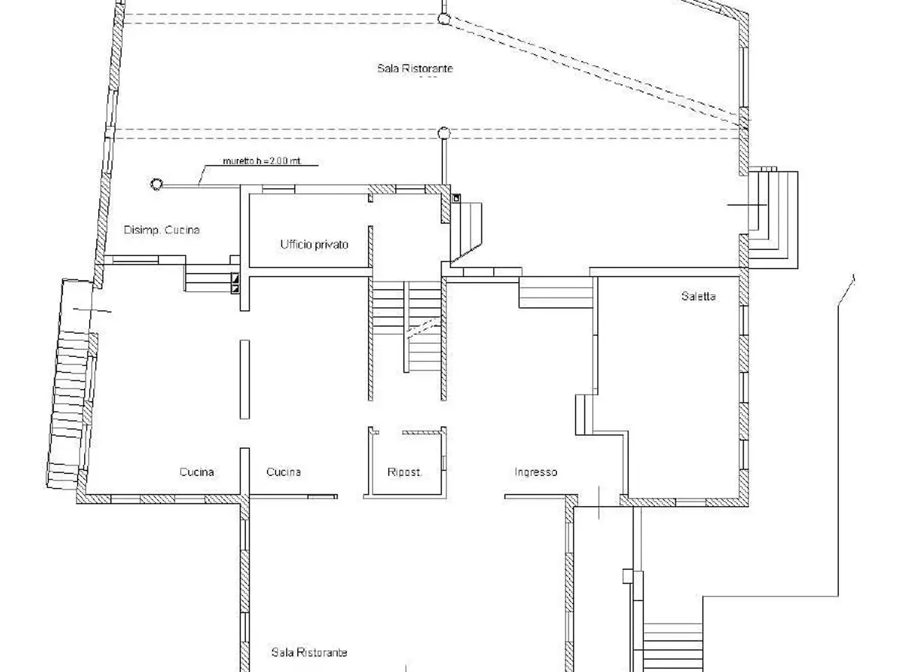 Albergo in , Castel D'Aiano, {3} - Planimetria 1