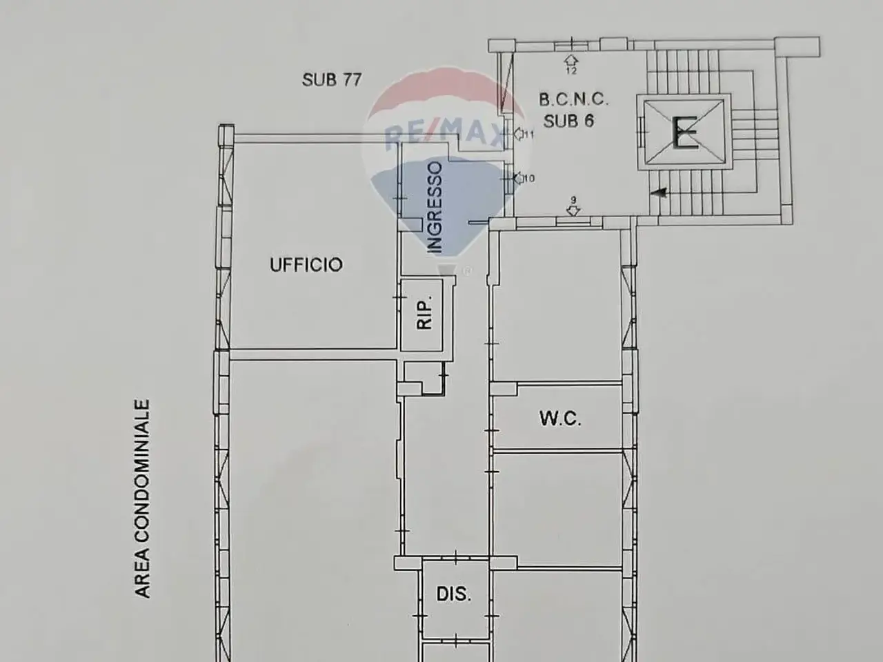 Ufficio in Viale Santa Panagia 141, Siracusa, {3} - Planimetria 1