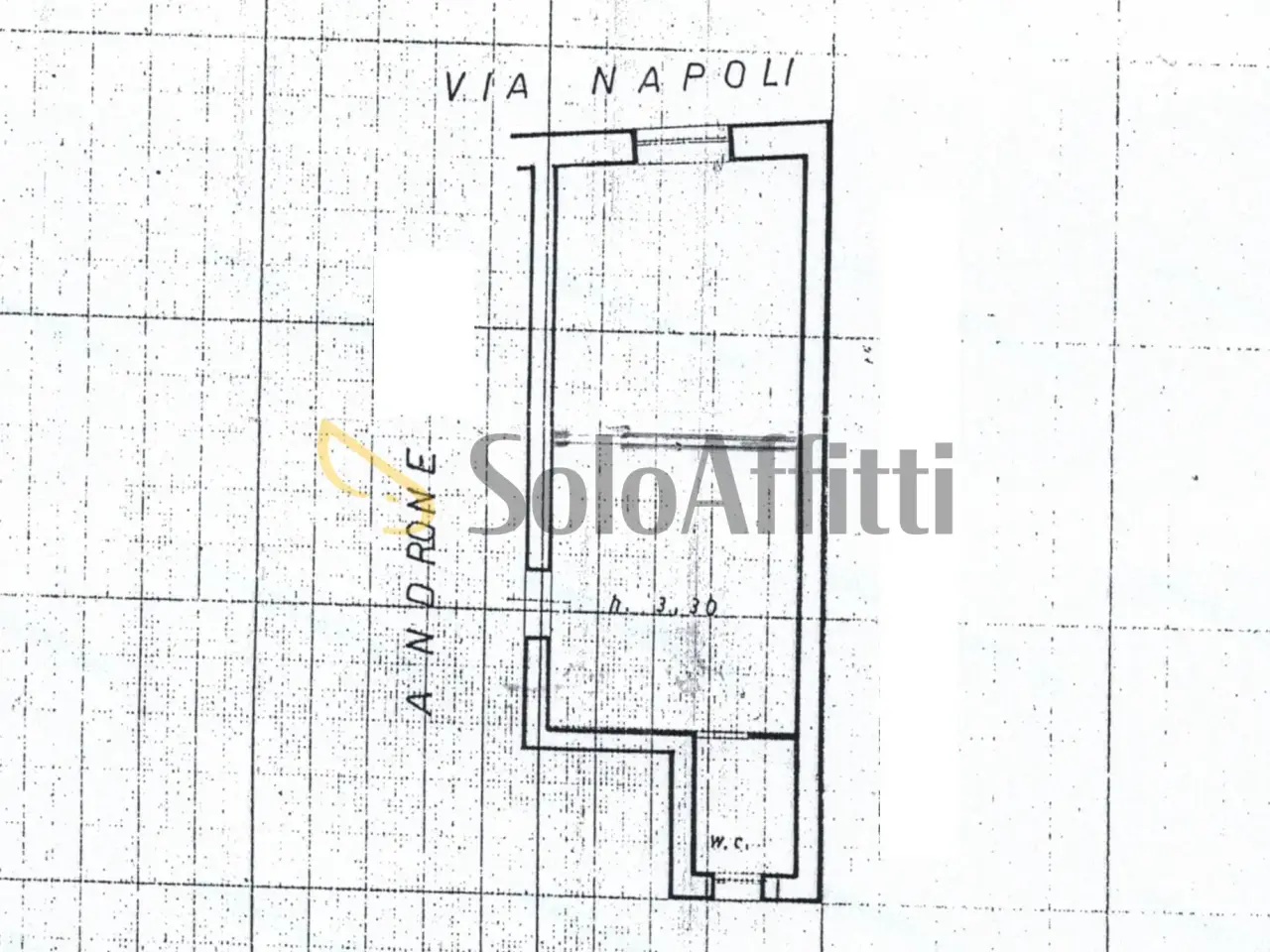Ufficio in Via Napoli a Piscinola, Napoli, {3} - Planimetria 1