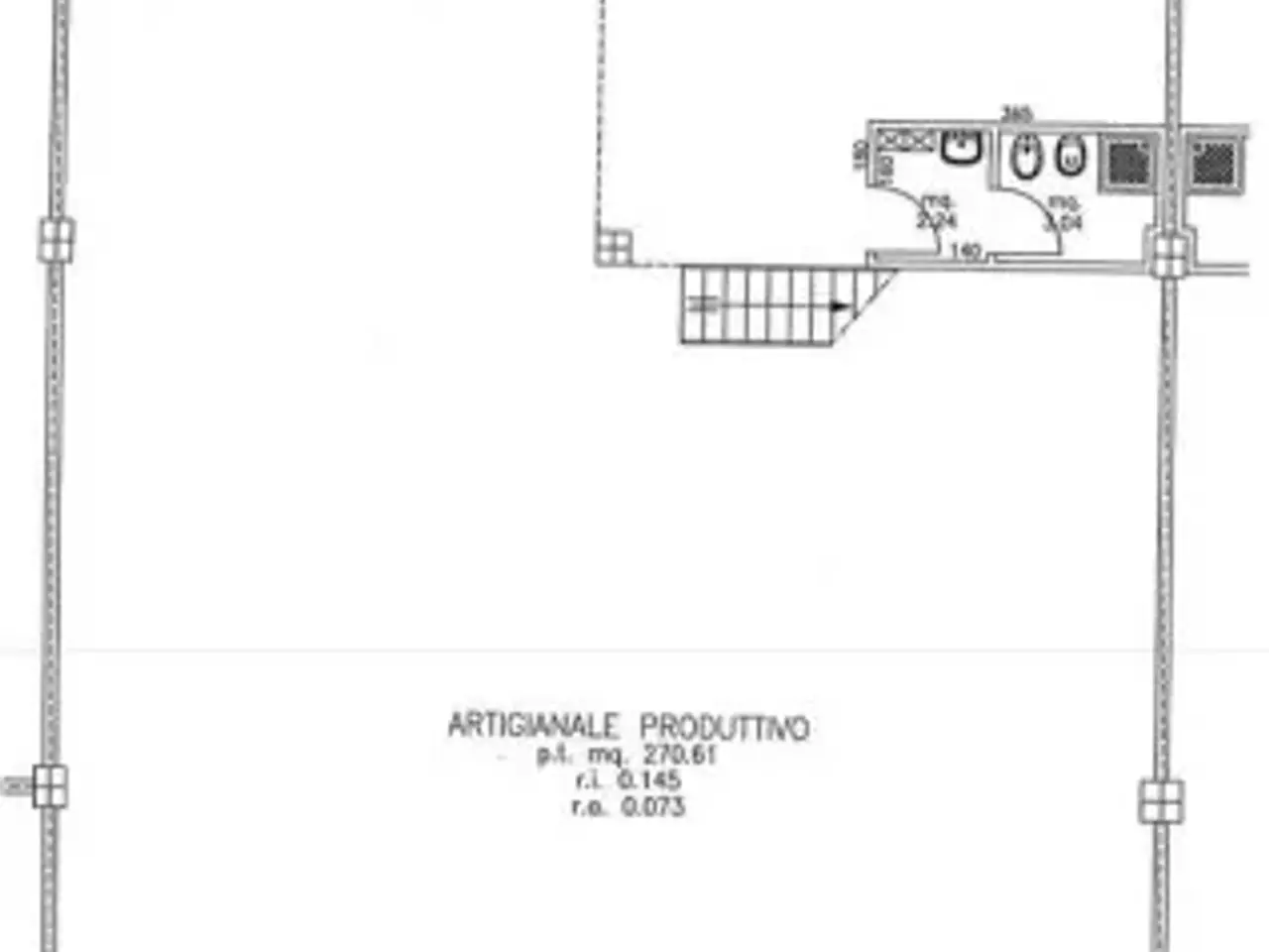 Capannone in Via Filippo Re, Ravenna, {3} - Planimetria 1