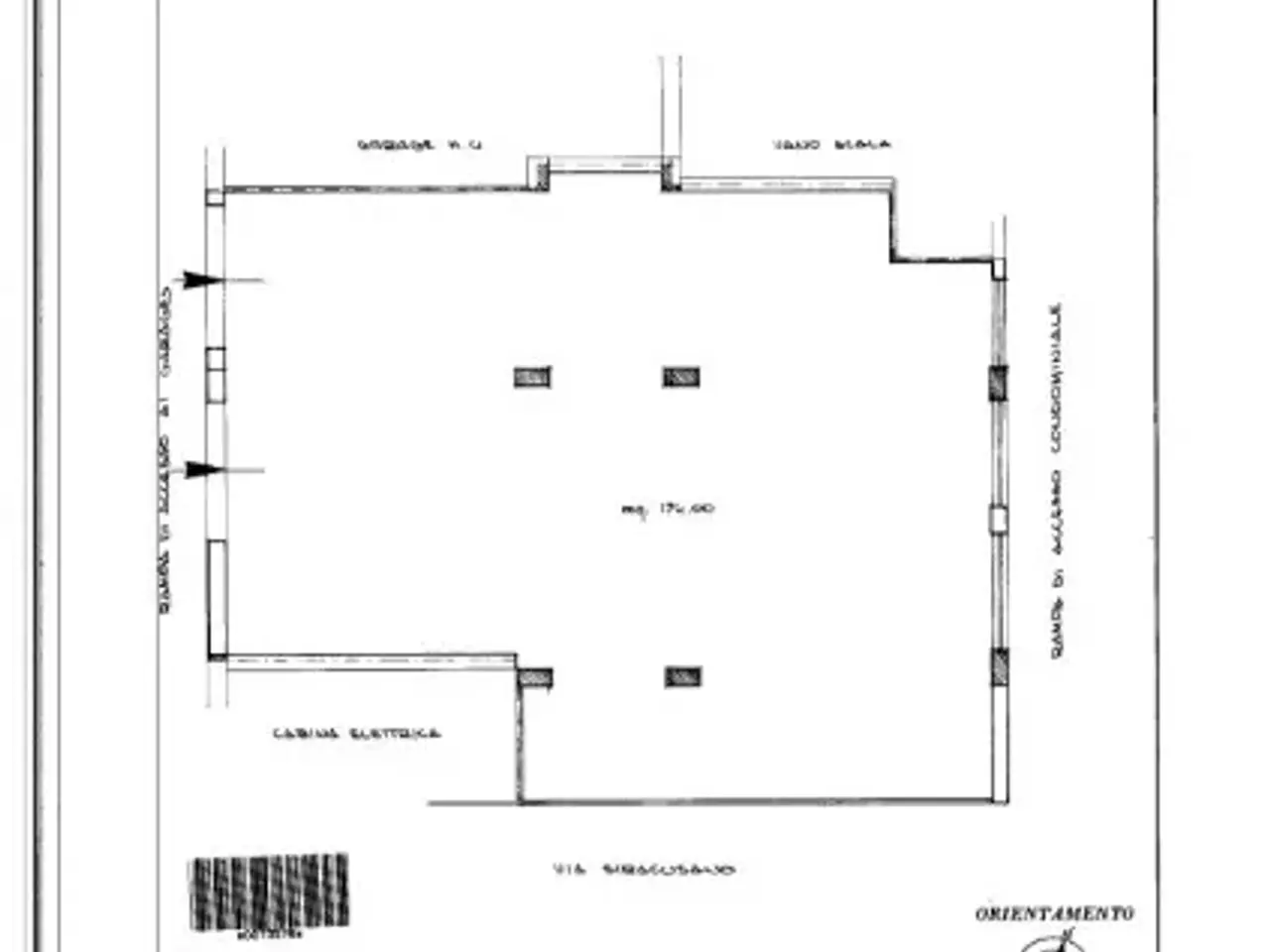 Magazzino in Via Siracusano 108, Venetico, {3} - Planimetria 1