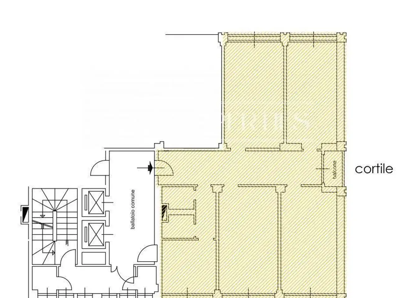 Ufficio in Via Valassina 24, Milano, {3} - Planimetria 1