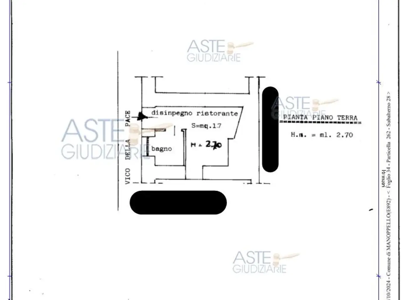 Magazzino in Corso Santarelli, 18, 65024 Manoppello Pe, Italia 18, Manoppello, {3} - Planimetria 1