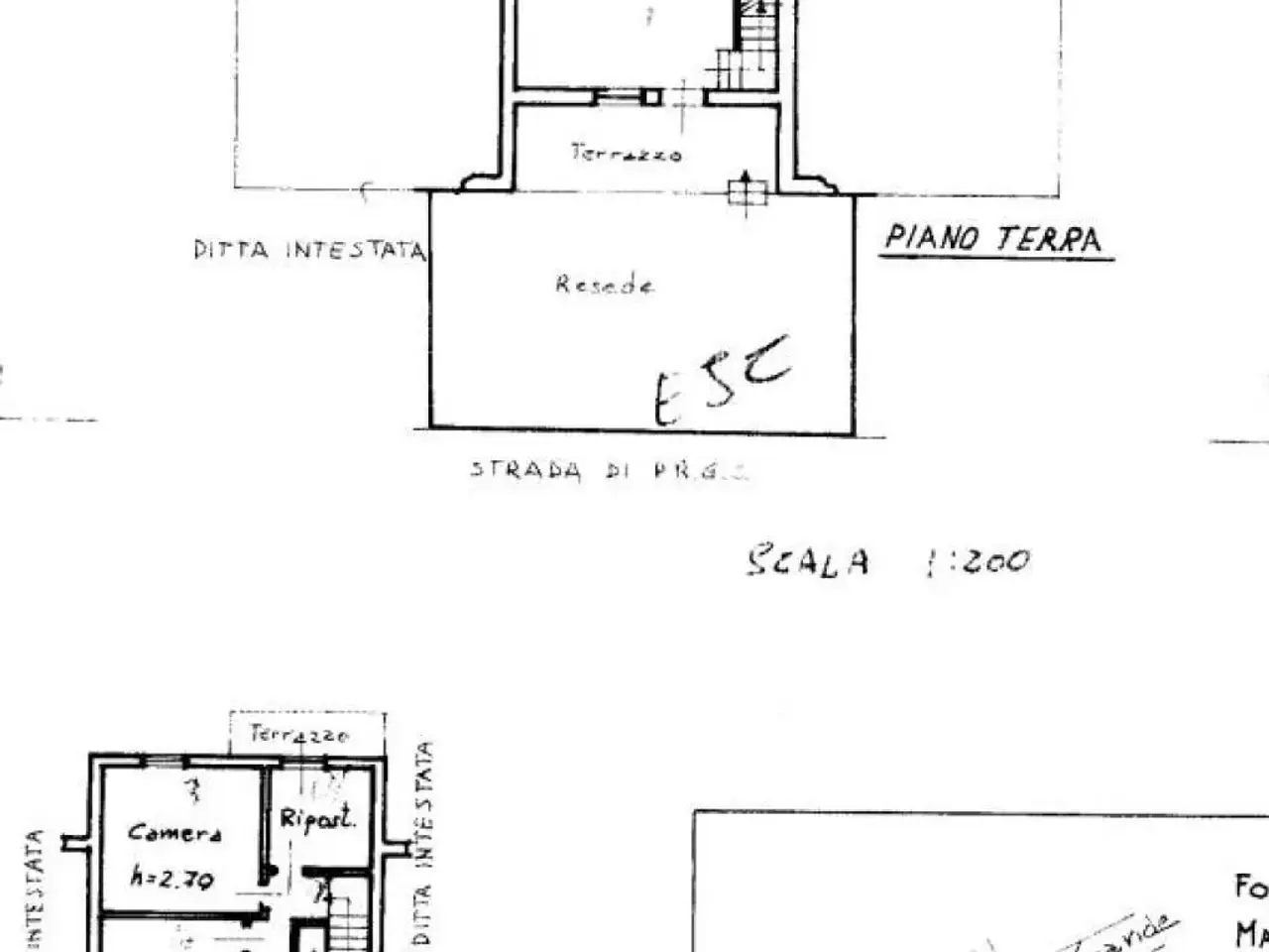 Villa a schiera in vendita, Via Aci Bonaccorsi, Barga - Planimetria 1