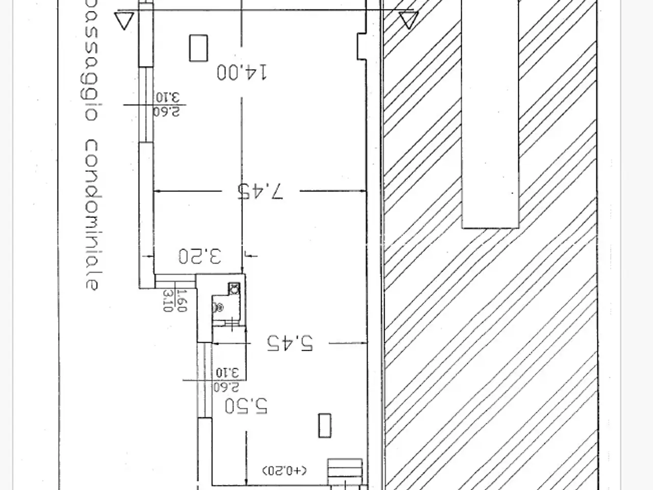 Negozio in Corso Trieste 194, Caserta, {3} - Planimetria 1