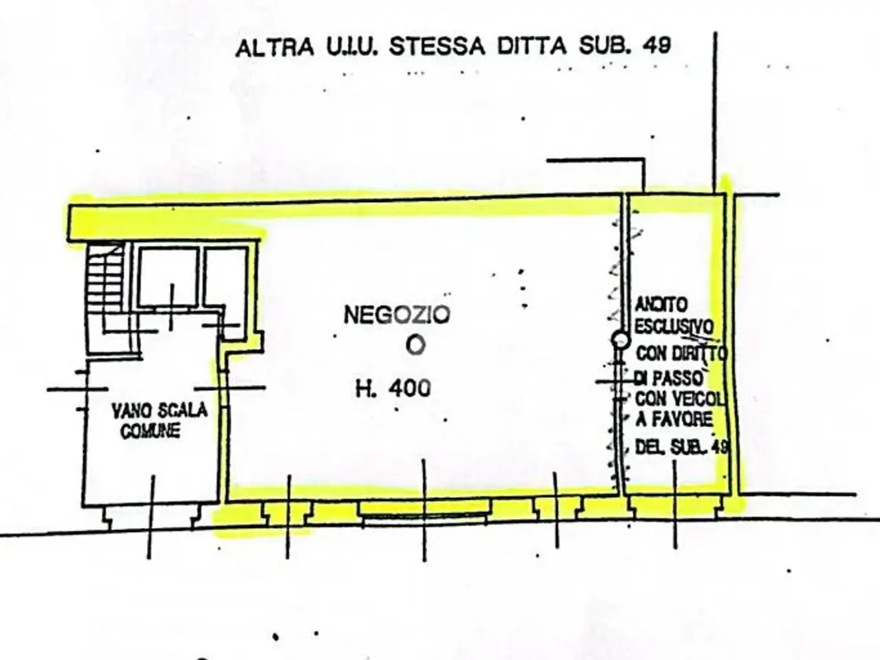 Negozio in Piazza Vittoria 1, Breno, {3} - Planimetria 1