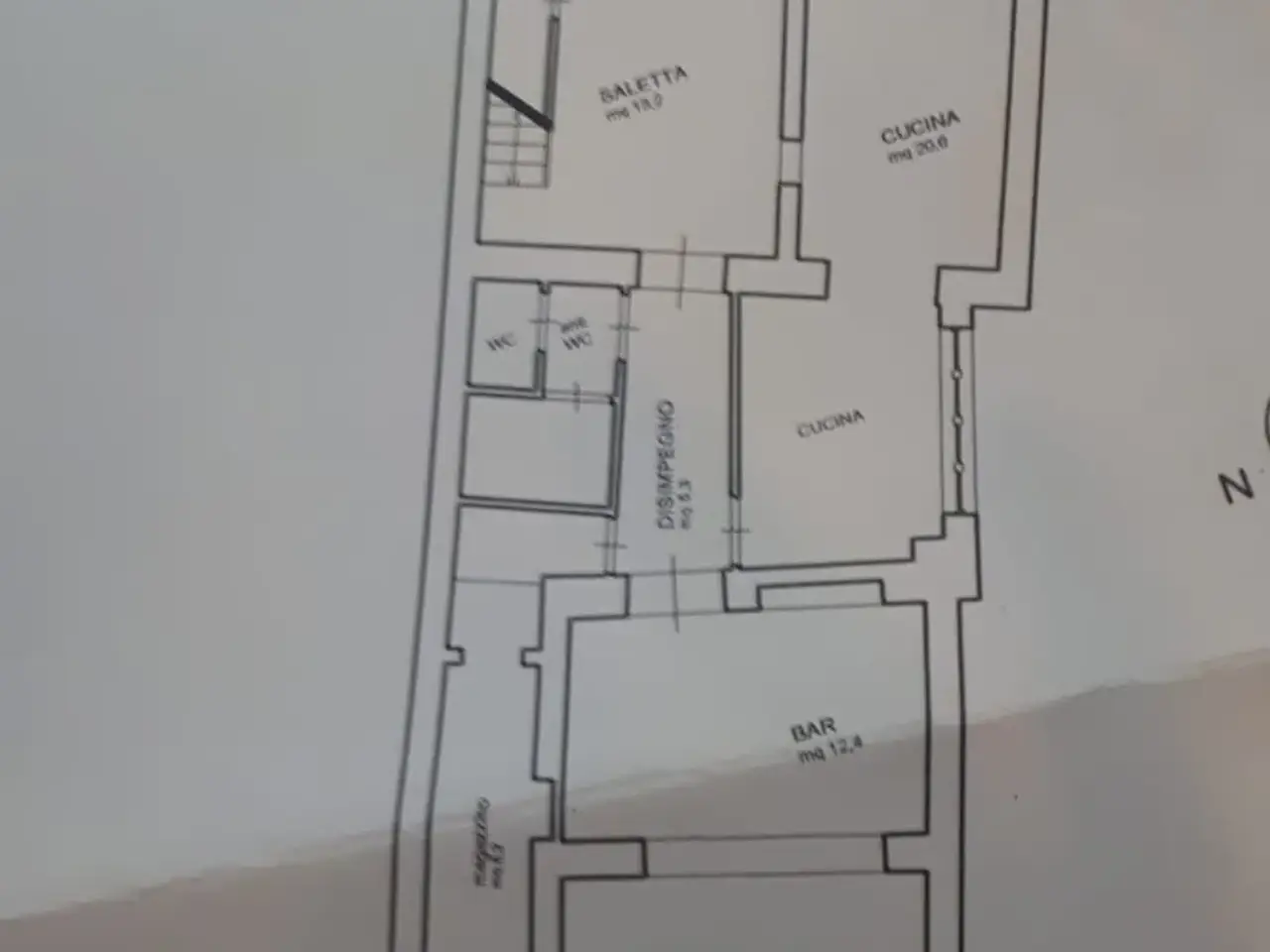 Ristorante in , Pisa, {3} - Planimetria 1