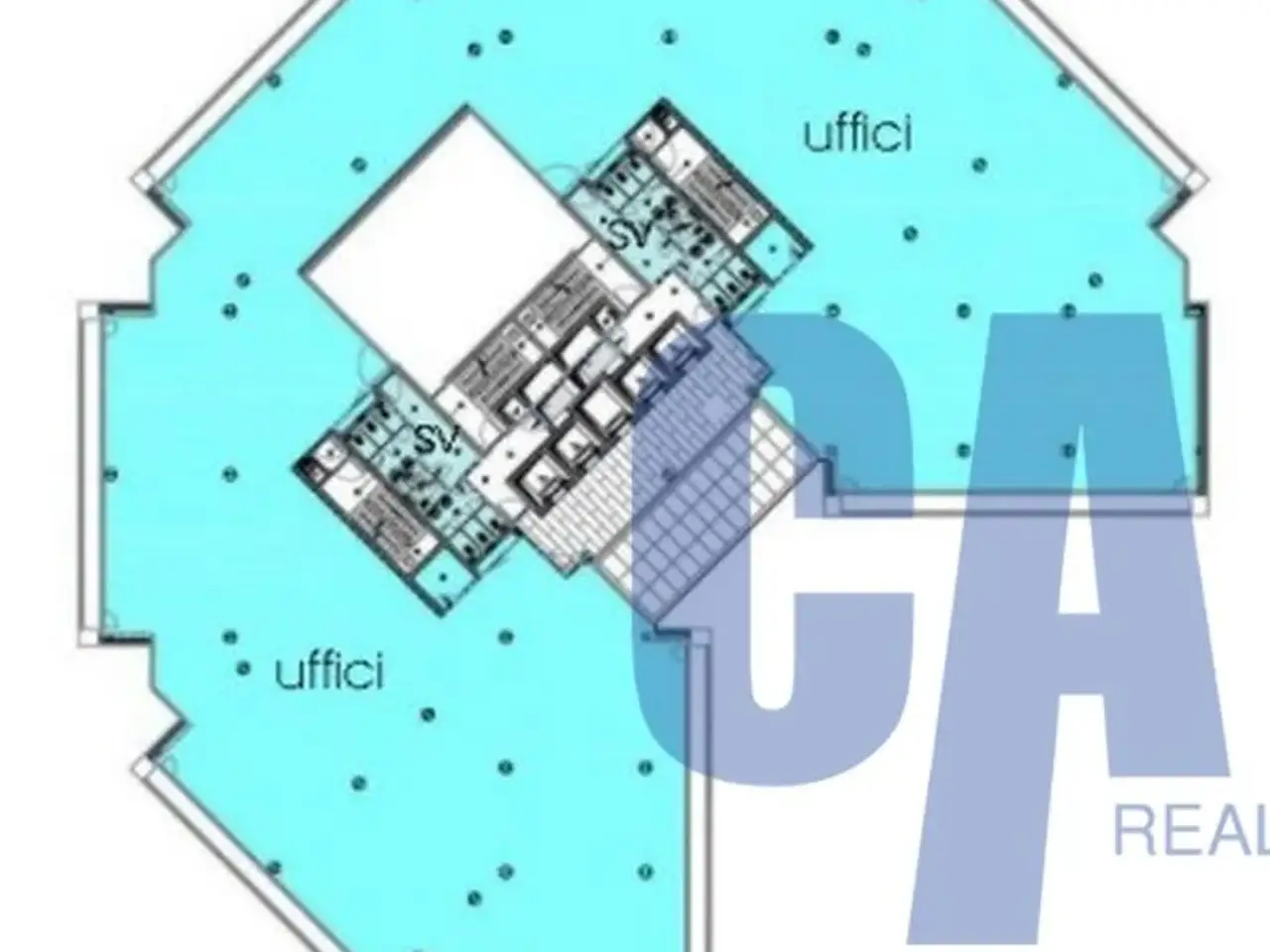Ufficio in Via di Vittorio G., Vimodrone, {3} - Planimetria 1