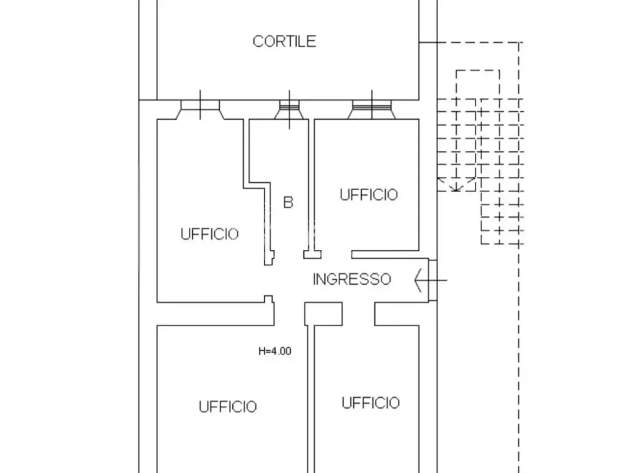 Ufficio in Via Liguria 60, Cagliari, {3} - Planimetria 1