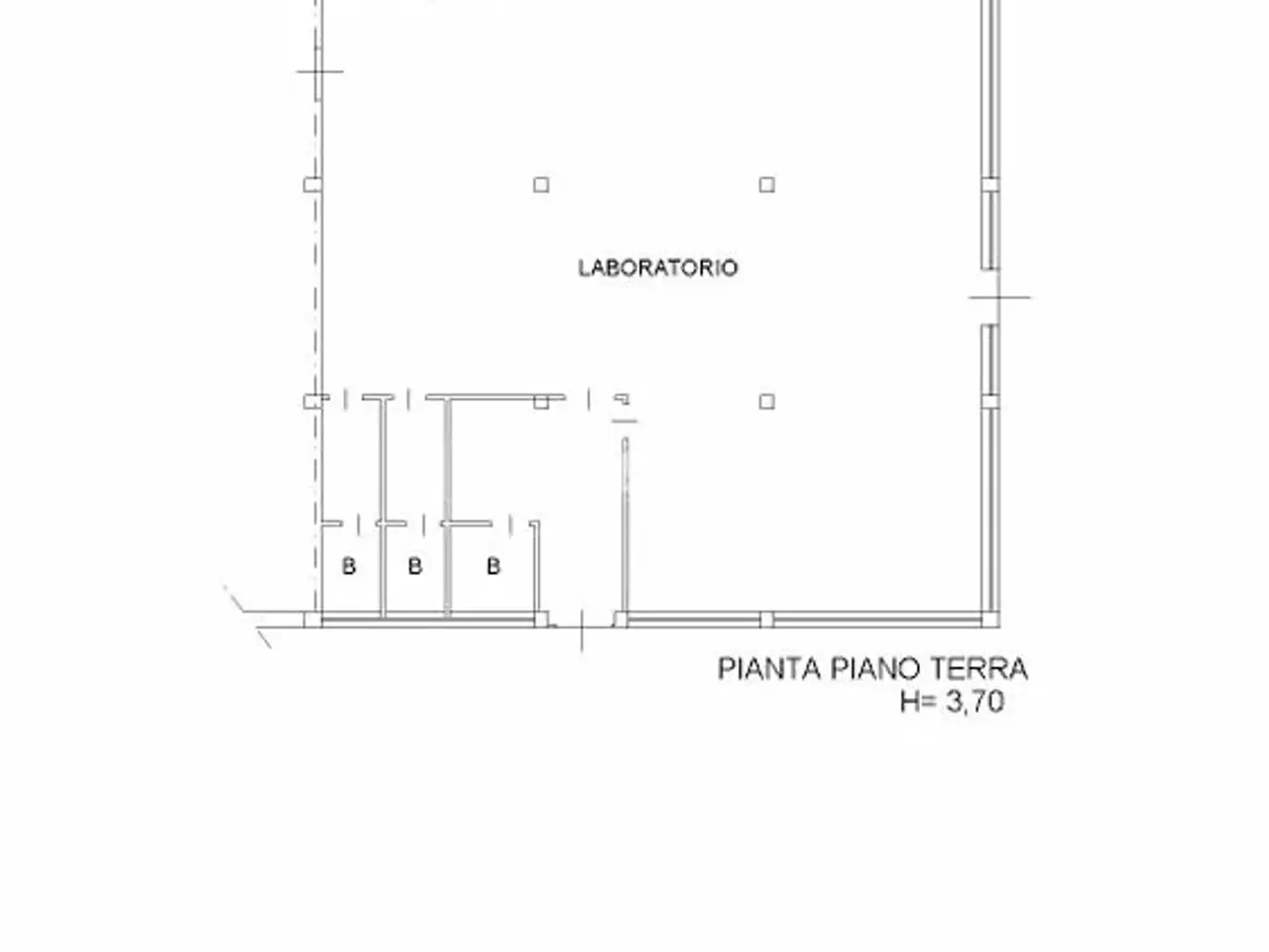Capannone in , Monte San Giusto, {3} - Planimetria 1