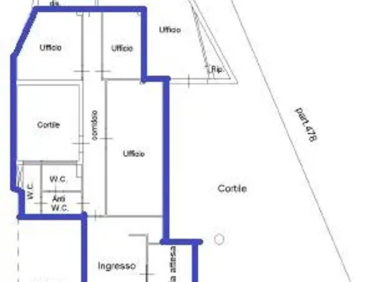Ufficio in Via delle Rose 67-69, Giarre, {3} - Planimetria 1