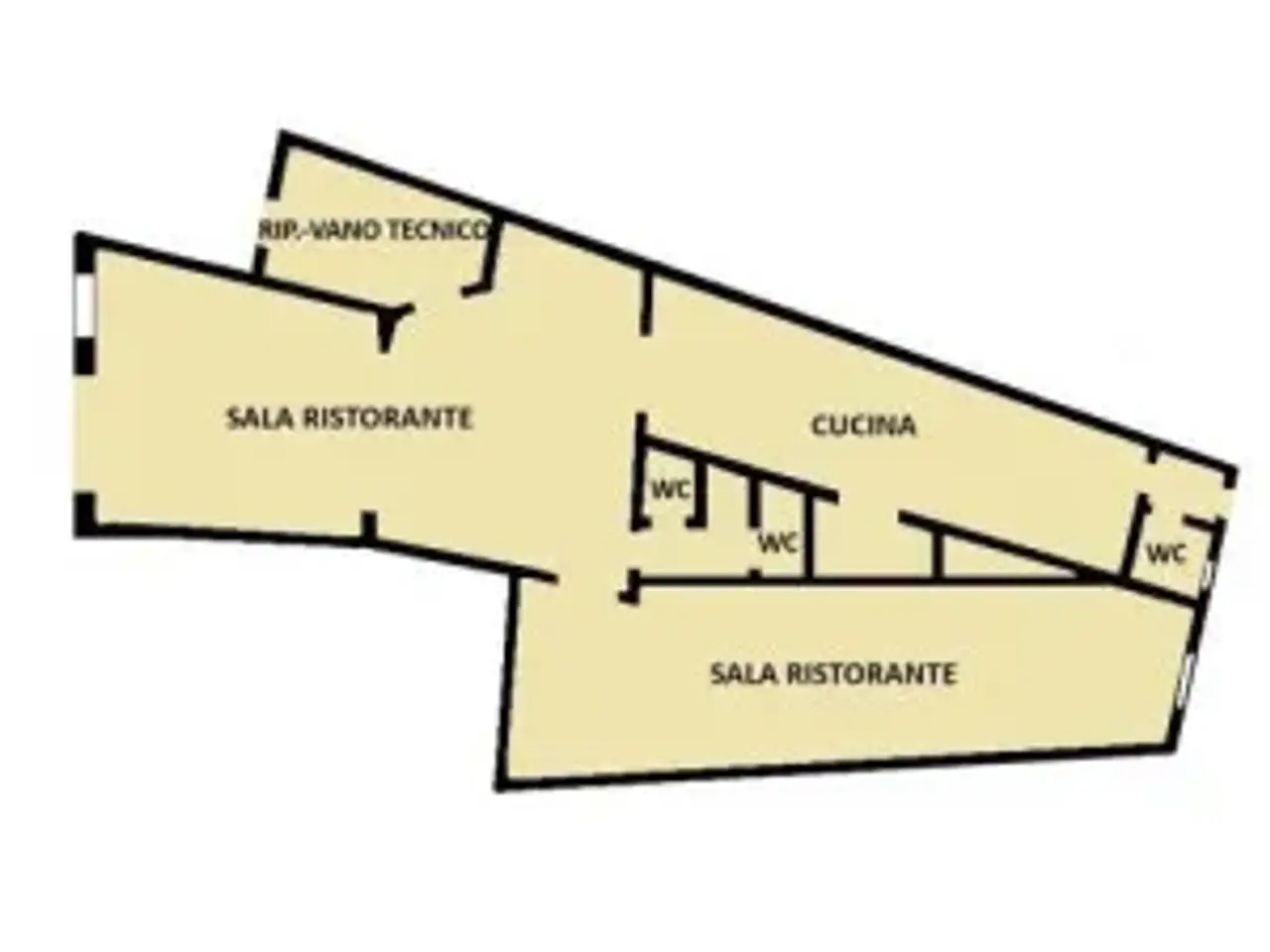 Negozio in Via Saragozza, Modena, {3} - Planimetria 1