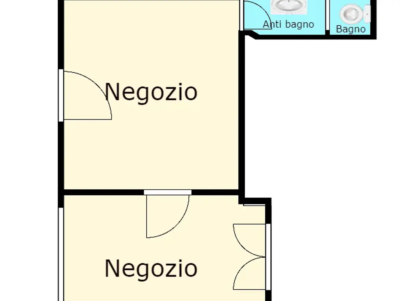 Palazzina commerciale in Via Donghi 93 R, Genova, {3} - Planimetria 1