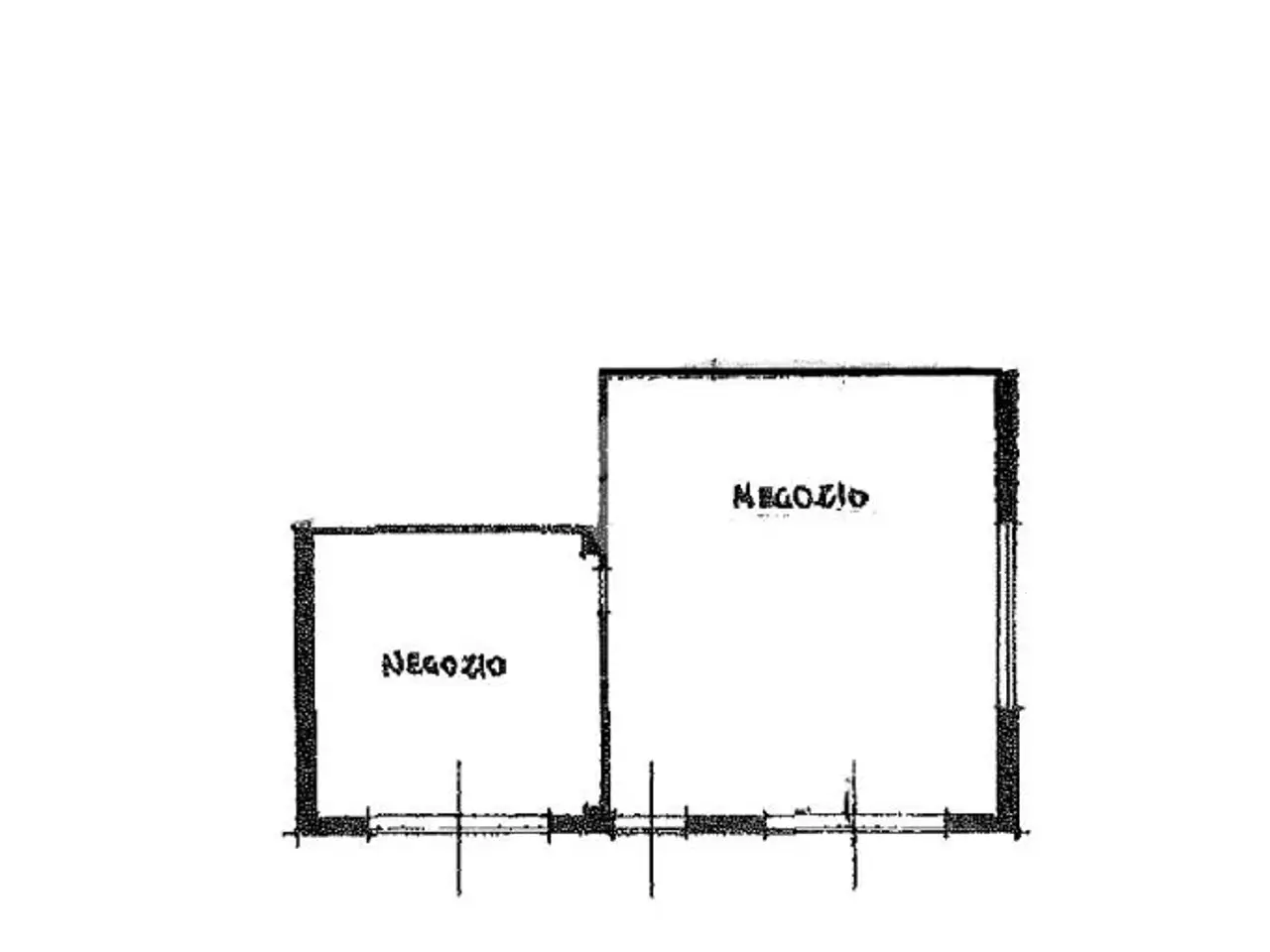 Negozio in Via Antonio Rosmini Serbati 56, Rimini, {3} - Planimetria 1