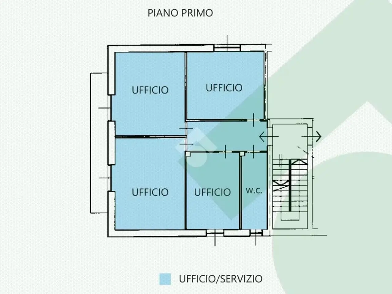 Ufficio in Via San Carlo Borromeo 106, Rho, {3} - Planimetria 1