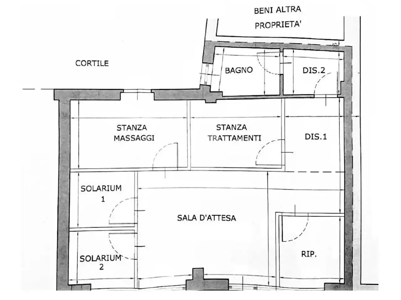 Negozio in Via IV Novembre 21, Casalpusterlengo, {3} - Planimetria 1