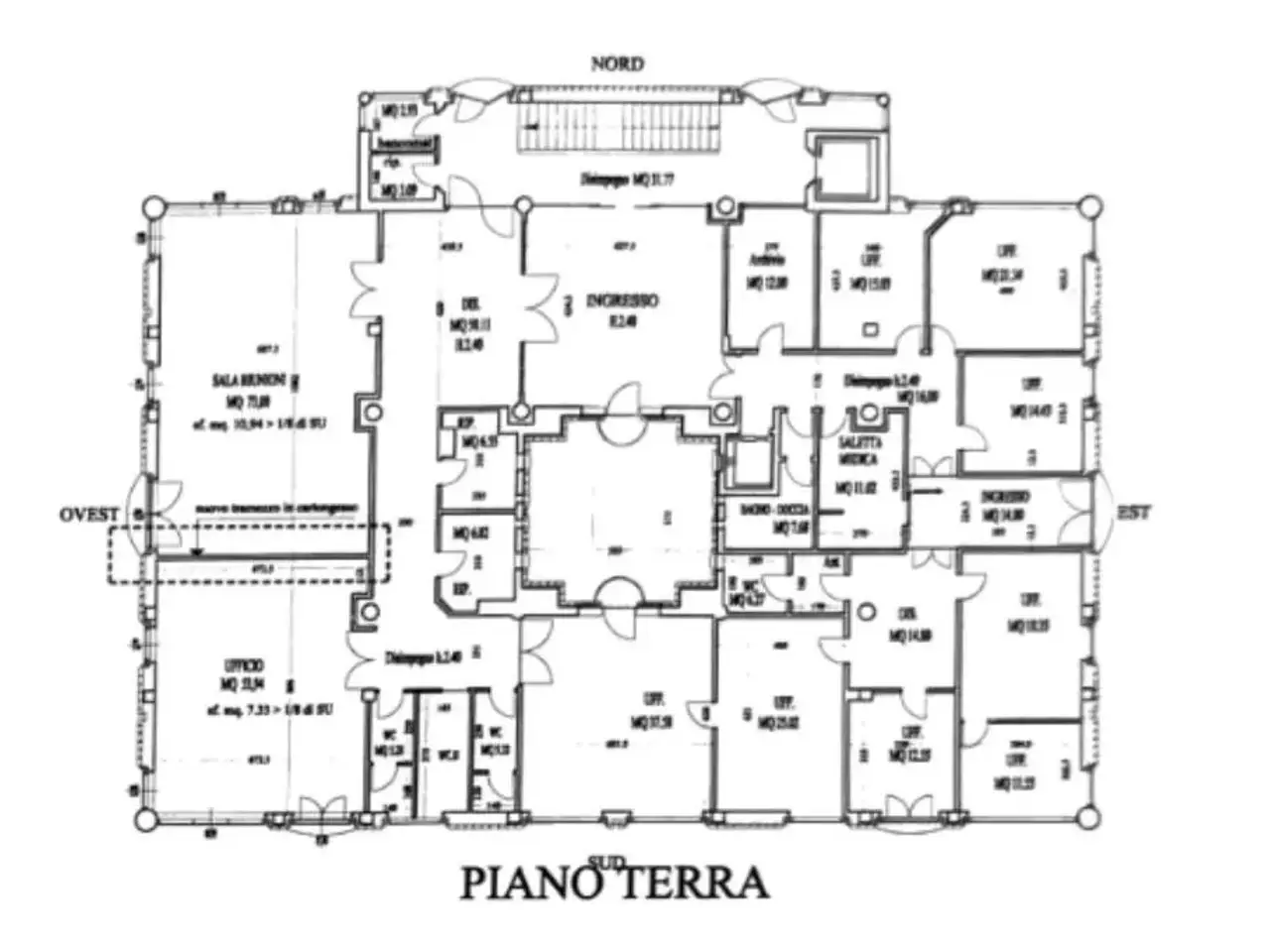 Palazzina commerciale in Via Giosuè Carducci 39, San Giuliano Terme, {3} - Planimetria 1
