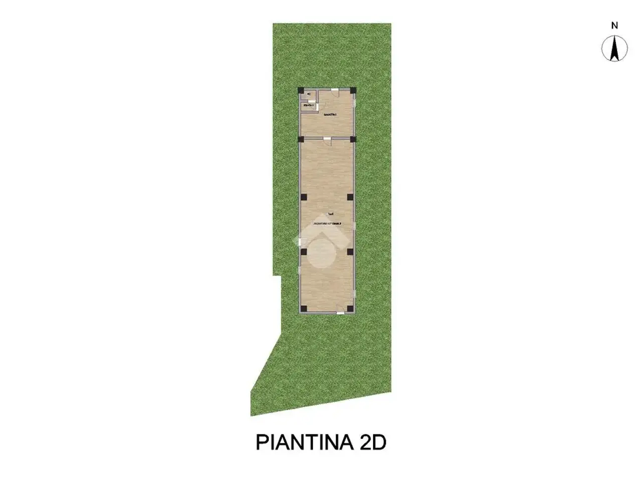 Capannone in Via Giuseppe Mazzini 100, Bassano Bresciano, {3} - Planimetria 1