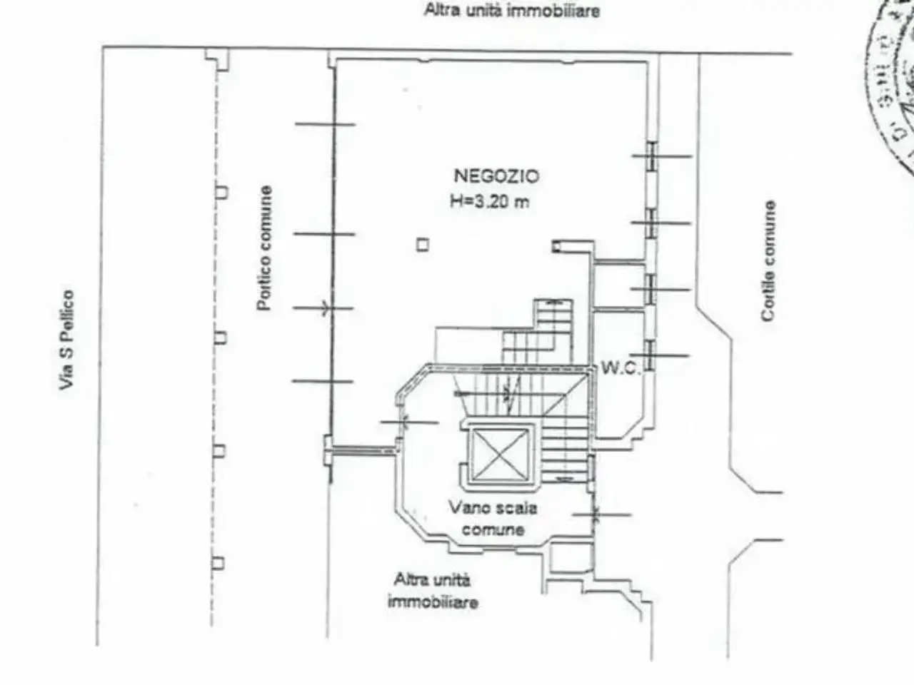 Negozio in Via Silvio Pellico 22, Muggiò, {3} - Planimetria 1