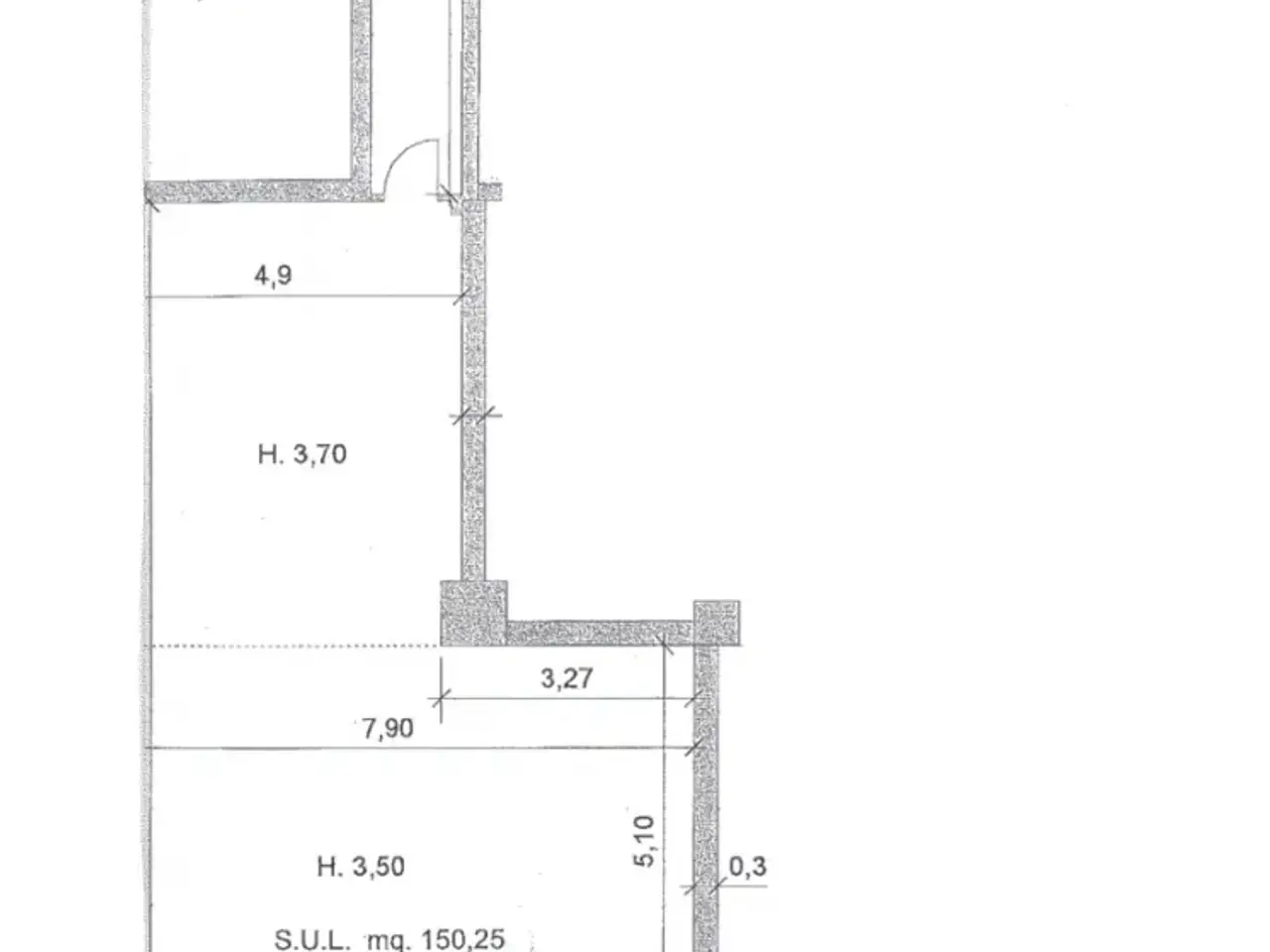Negozio in Via Benedetto dei, Firenze, {3} - Planimetria 1