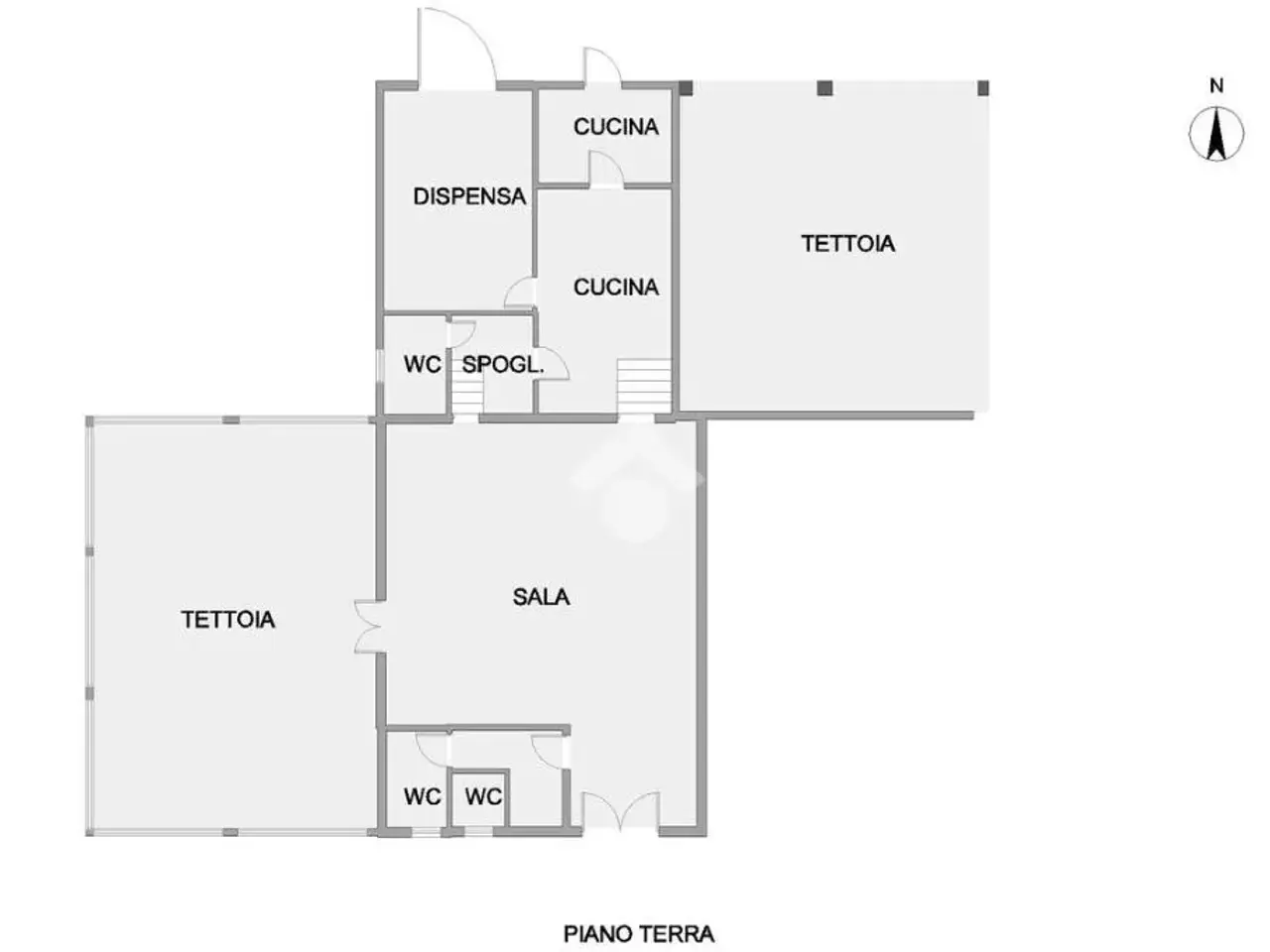 Negozio in Via Cavatassi 8, Tortoreto, {3} - Planimetria 1