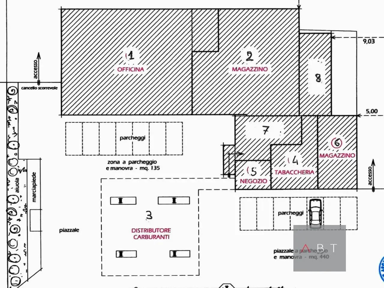 Esercizio commerciale in , Villa Del Conte, {3} - Planimetria 1