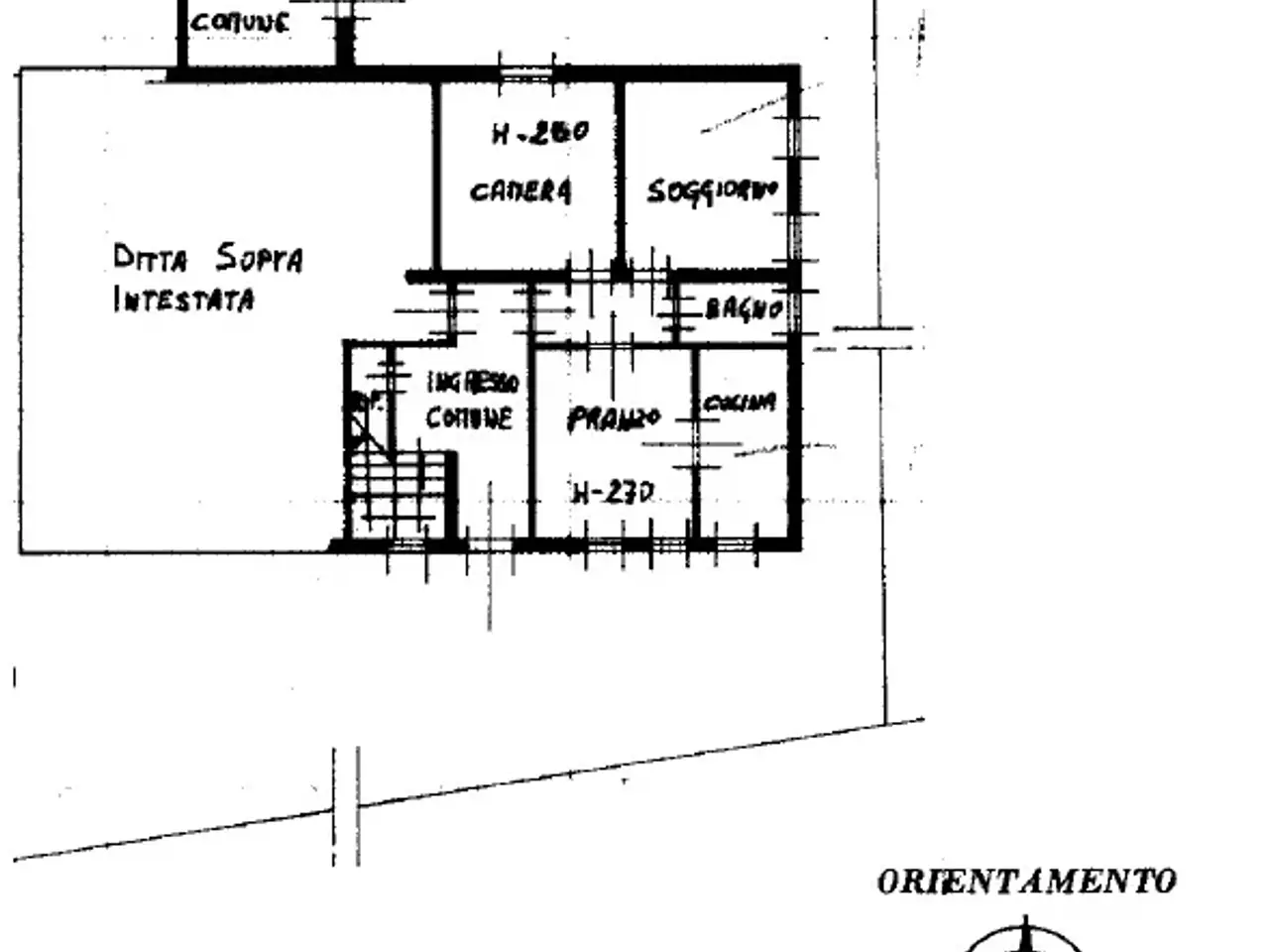 3-room flat, Stra - Planimetry 1