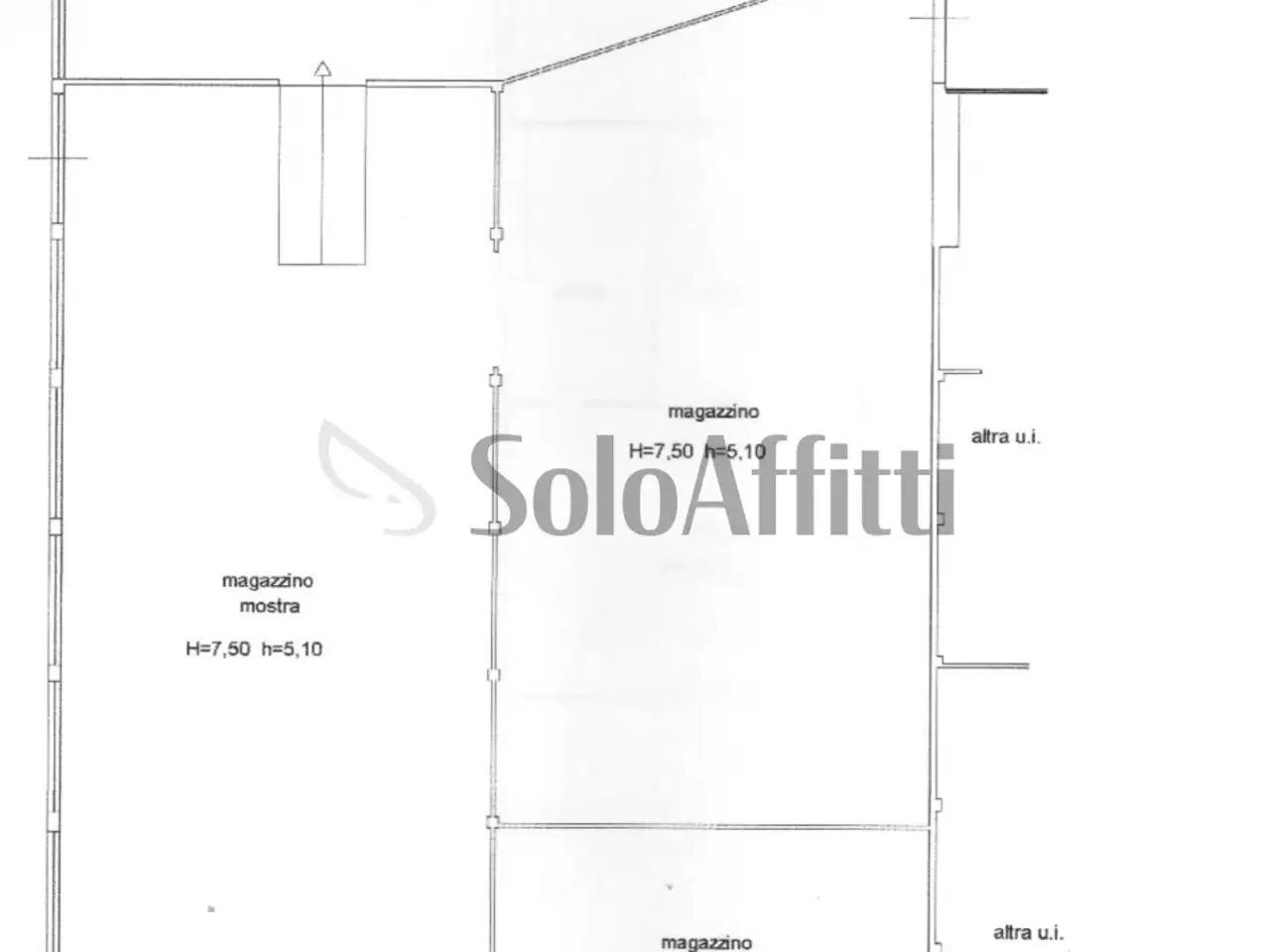 Capannone in , Modena, {3} - Planimetria 1