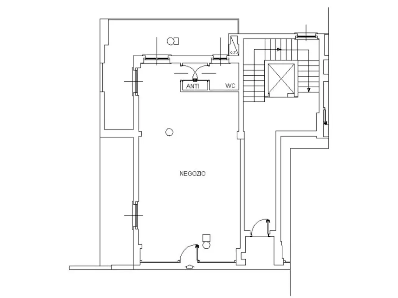 Negozio in Via Paolo Regis 64, Chivasso, {3} - Planimetria 1