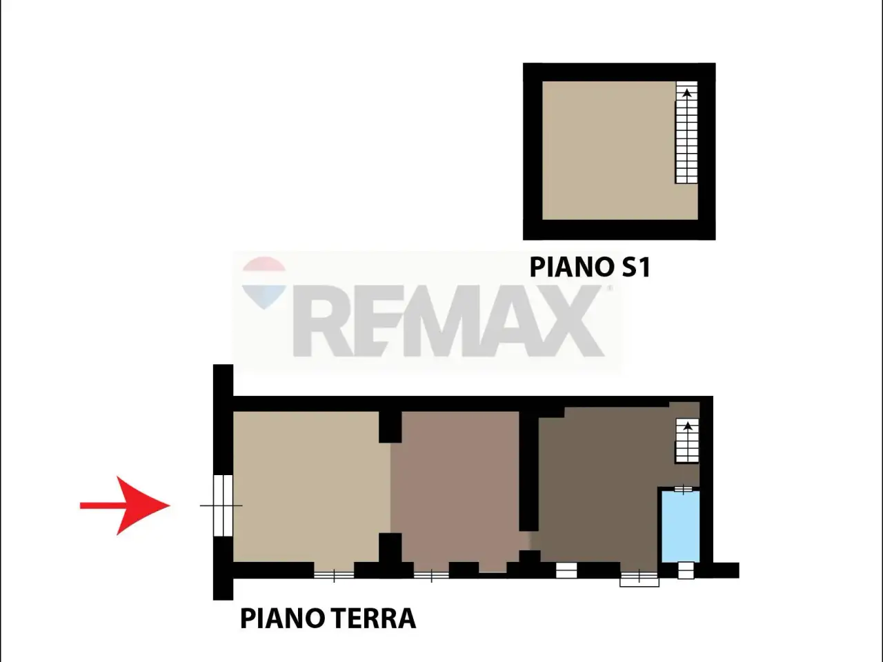 Negozio in Via Antonio Locatelli 76/78, Casavatore, {3} - Planimetria 1