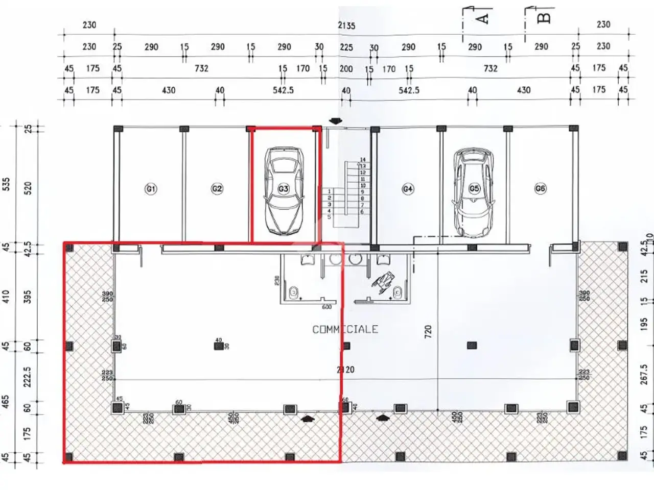 Negozio in Via Martinengo, Bassano Bresciano, {3} - Planimetria 1