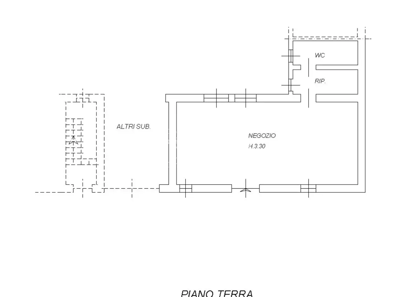 Ufficio in Via Prevosto Felice Piana, Borgomanero, {3} - Planimetria 1