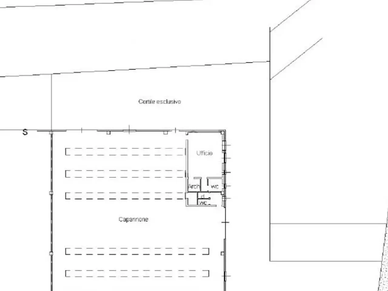 Capannone in Strada Provinciale 181, Merlino, {3} - Planimetria 1