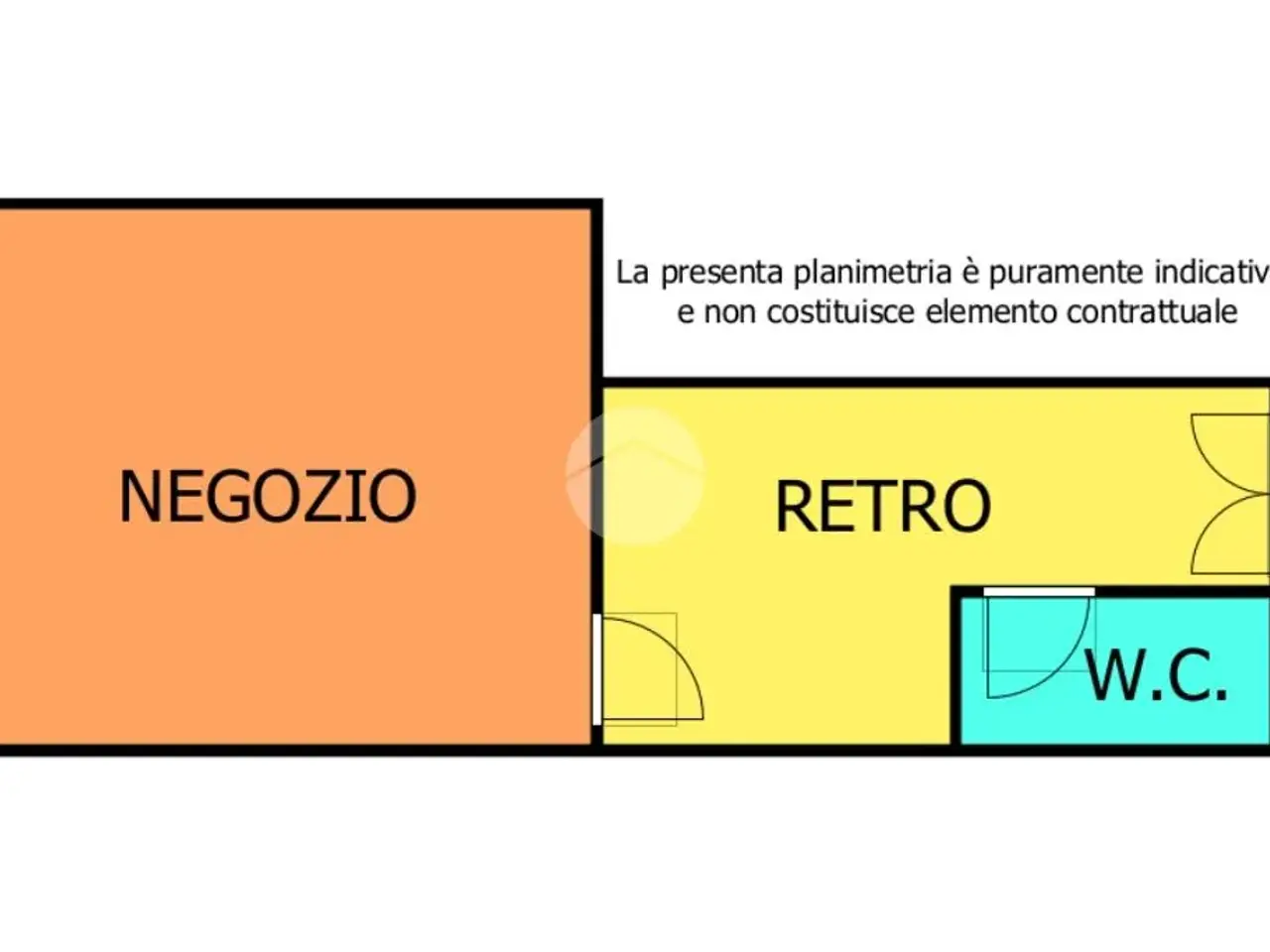 Negozio in Via Giovanni Michele Boccardo 27, Torino, {3} - Planimetria 1