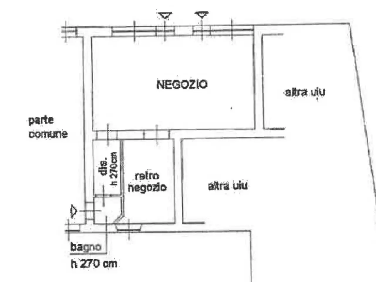Negozio in Via Assunta 3, Nova Milanese, {3} - Planimetria 1